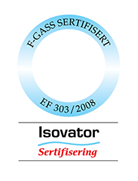 F-gass-sertifisert, Isovator sertifisering
